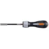 Image de BAHCO Tournevis à cliquet de 1/4 po et porte-embout magnétique 808050L