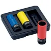 Image de Jeu de 3 douilles à chocs pour roues de 17, 19 et 21 mm BWSS12P3 Bahco