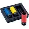 Image de Bahco, Clé à douille + douilles, Wheel Socket Sets,17/19/21mm (17 mm, 19 mm, 21 mm)