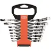 Image de Bahco, Clé à molette, Ratchet Wr. Set Locking Flex (10 mm, 11 mm, 12 mm, 13 mm, 14 mm, 17 mm, 19 mm, 8 mm)