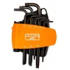 Image de Jeu de 8 clés mâle torx longue, 9-10-15-20-25-27-30-40 mm