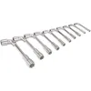Image de Jeu Clés à Pipe Contrecoudées Doubles 12x6pans 11 Pièces