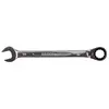 Image de Bahco, Clé à molette, Clé mixte à cliquet de 7 mm, chromée, 140 mm (7 mm)