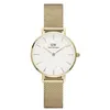 Image de Montre Femme DANIEL WELLINGTON PETITE en Acier Jaune - Quartz - Verre minéral - Analogique