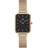 Image de Daniel Wellington, Montre, Quadro Melrose Noir, Rose, (Horloge analogique, 20 mm)