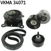 Image de Kit De Courroies D'accessoires Skf Vkma 34071