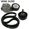 Image de Kit De Courroies D'accessoires Skf Vkma 34200