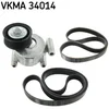 Image de Kit De Courroies D'accessoires Skf Vkma 34014