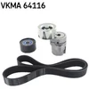 Image de Kit De Courroies D'accessoires Skf Vkma 64116