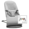 Image de Babybjorn - Pack Transat Bliss Jersey 3D + Jouet Amis doux gris