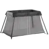 Image de Lit parapluie BabyBjörn Light Noir + Drap housse blanc