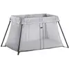 Image de Lit parapluie BabyBjörn Light Argent + Drap housse blanc