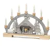 Image de Konstsmide, Bougie à LED, 3261-320 LED Silhouette en bois, "Crèche de Noël