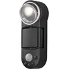 Image de Konstsmide Prato Applique murale de sécurité sans fil à piles LED haute puissance 1 W Tête réglable Détecteur de mouvement PIR Lumière extérieure Plastique Noir