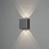 Image de Konstsmide Chieri Applique d'extérieur moderne Up Down 2x 2 LED Gris foncé, IP54
