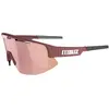 Image de Bliz, Unisexe, Lunettes de sport, Matrix Small (Matt Bourgogne, Brown w Rose Multi), Rose, Rouge