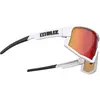 Image de Bliz, Unisexe, Lunettes de sport, Fusion (Blanc, blanc mat, Noir, Fumée avec rouge Multi), Blanc, Rouge
