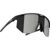 Image de Bliz, Unisexe, Lunettes de sport, Hero (Noir mat, Smoke Silver Mirror, miroir fumé et argenté), Noir, Argent