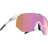 Image de Bliz, Unisexe, Lunettes de sport, Hero (Blanc, blanc mat, Brown Pink Polarized, Brown w Pink Multi), Multicolore, Rose, Blanc