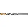 Image de Dormer, Foret, Foret hélicoïdal DIN 338 type N A002 Ø nominal 1,7 mm HSS rectifié TiN queue cylindrique 4XD droite (1,7 mm)
