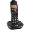 Image de Doro PhoneEasy 100w noir DECT Grosse touche Mains libres Répertoire de 20 entrées 2 mémoires directes, Téléphone, Noir