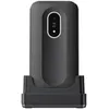 Image de DORO Leva L20 - 4G téléphone de service - RAM 64 Mo / Mémoire interne 128 Mo - microSD slot - écran LCD (TFT) - 320 x 240 pixels (60 Hz) - rear camera 2 MP - blanc et noir