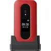 Image de DORO Leva L30 - 4G téléphone de service - RAM 64 Mo / Mémoire interne 128 Mo - microSD slot - écran LCD (TFT) - 320 x 240 pixels (60 Hz) - rear camera 2 MP - rouge/blanc