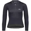 Image de Poc, Femmes, Maillot de cyclisme, Cadence   Maillot à manches longues pour femme, couleur « Uranium Black »   XL (XL), Blanc, Noir, XL