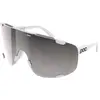 Image de Poc, Hommes, Lunettes de sport, Okulary rowerowe Devour bia  y - TU (Blanc, Silver), Blanc, Argent