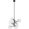 Image de Markslöjd, Suspension, MARKSLOJD Andrew 6L Lampe à suspendre noire (G9)