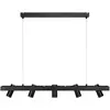 Image de Markslöjd, Suspension, MARKSLOJD Luminaire Suspension Turin 5L Noir (GU10)