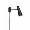Image de Applique murale PEAK Noire 1 ampoule