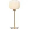 Image de Markslöjd, Lampe de table, SOBER Table Small 1L Brushed Brass/White (E14)