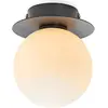 Image de Markslöjd, Plafonnier, MINI Ceiling/Wall 1L Black/White IP44