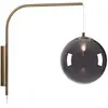 Image de Markslöjd, Applique murale, DIONE Wall 1L Smoke/Antique Brass