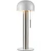Image de Markslöjd, Lampe de table, COSTA Table 1L Satin Nickel/White