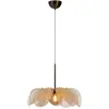 Image de Markslöjd, Suspension, Styrka Lampe à suspension Ø63 Beige/ Antique Brass/Amber (E27)
