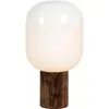 Image de Markslöjd, Lampe de table, SKENE Table 1L White/Burned Wood (E27)