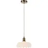 Image de Markslöjd, Suspension, KURAGE Pendant 1L Antique Brass/White