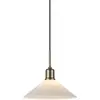 Image de Markslöjd, Suspension, VELA Pendant 1L Antique Brass/White (E27)