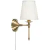 Image de Markslöjd, Plafonnier, MANOR Wall 1L White/Antique Brass