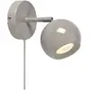 Image de Markslöjd, Plafonnier, Pop Wall 1l Grey (GU10)