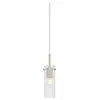 Image de Markslöjd, Suspension, TIBIA Pendant 1L Clear/Satin Nickel