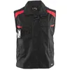 Image de Gilet De Travail Sans Manches Industrie Noir/rouge Taille Xxl