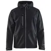 Image de Veste Softshell à Capuche Noir/argent Taille S