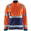 Image de Veste Haute Visibilité Orange Fluorescent/marine Taille L