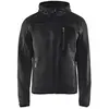 Image de Veste De Travail Tricotée à Capuche Gris Anthracite/noir Taille L