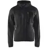 Image de Veste De Travail Tricotée à Capuche Gris Anthracite/noir Taille M