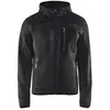 Image de Veste De Travail Tricotée à Capuche Gris Anthracite/noir Taille Xs