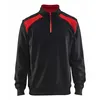 Image de Sweat-shirt col camionneur Noir/Rouge T.XL - BLAKLADER - 335311589956